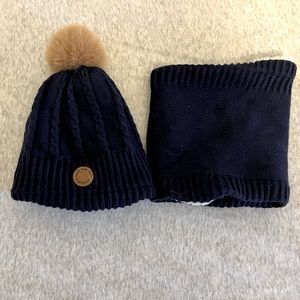 Winter hat with neck warmer (one size)